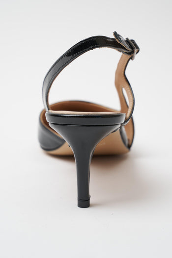 Slingback Nero Donna - 6
