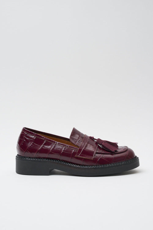 Mocassino Bordeaux Donna