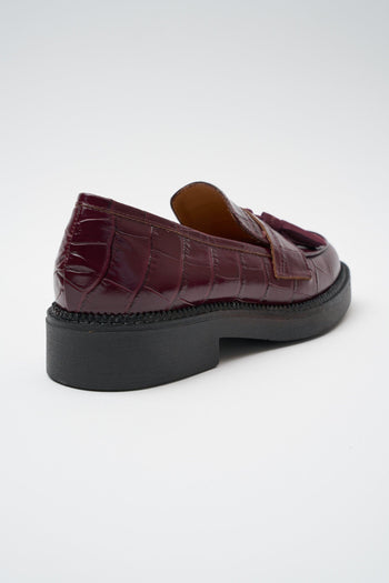 Mocassino Bordeaux Donna - 4