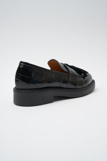 Mocassino Nero Donna - 4