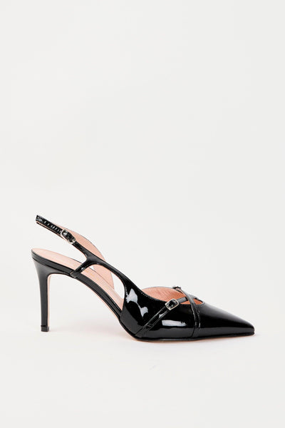Slingback Nero Donna