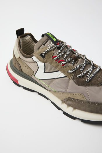 Sneaker Kaki Uomo - 4