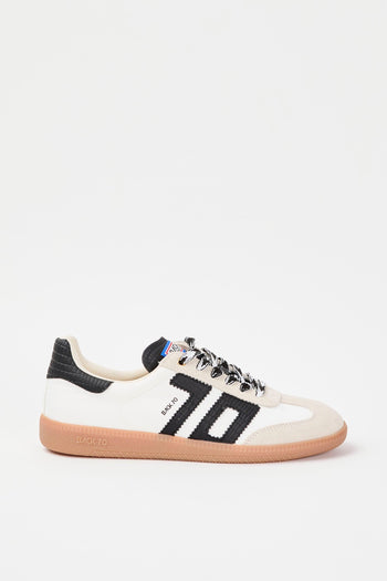 Back 70 Sneaker Bianco+nero Donna - 6