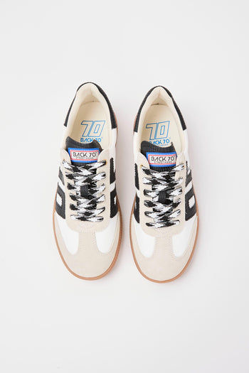 Back 70 Sneaker Bianco+nero Donna - 5