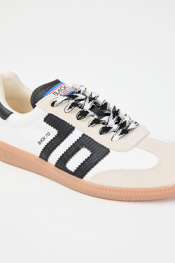 Back 70 Sneaker Bianco+nero Donna - 2
