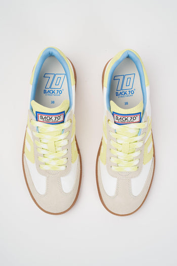 Back 70 Sneaker Bianco+giallo Donna - 3