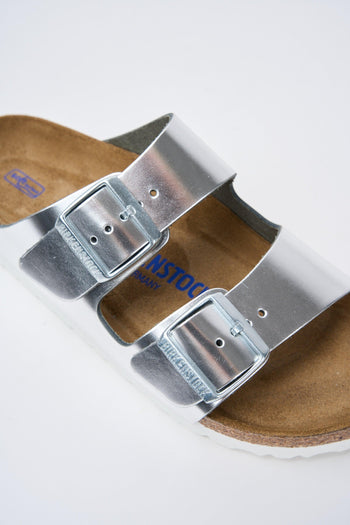 Ciabatta Metallic Silver Donna - 2