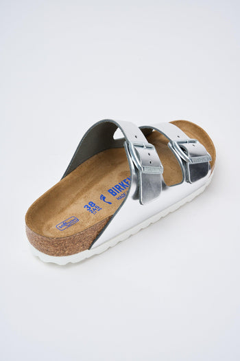 Ciabatta Metallic Silver Donna - 3