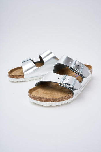 Ciabatta Metallic Silver Donna - 6