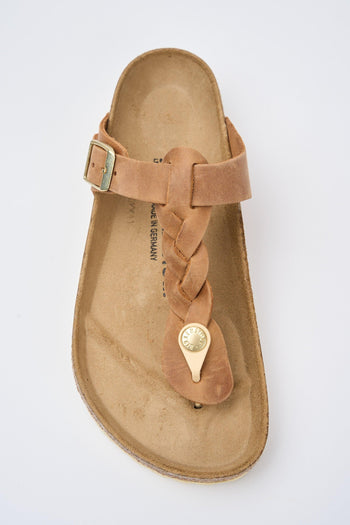 Ciabatta Cognac Donna - 5