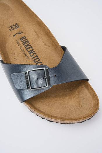 Ciabatta Metallic Black Donna - 4