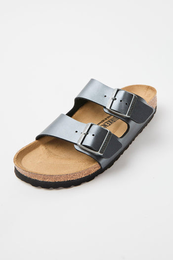 Ciabatta Metallic Black Donna - 4