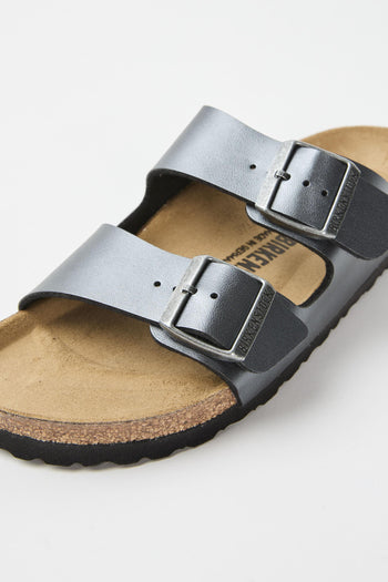 Ciabatta Metallic Black Donna - 5