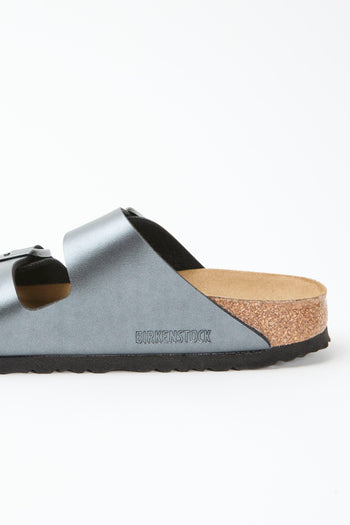 Ciabatta Metallic Black Donna - 7