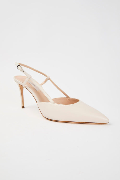 Slingback Ecrù Donna