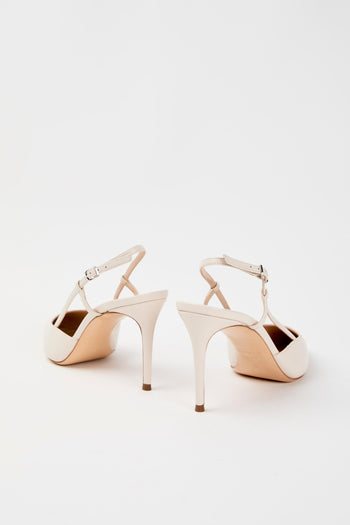 Slingback Ecrù Donna - 4