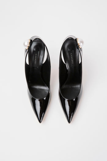 Slingback Nero Donna - 3