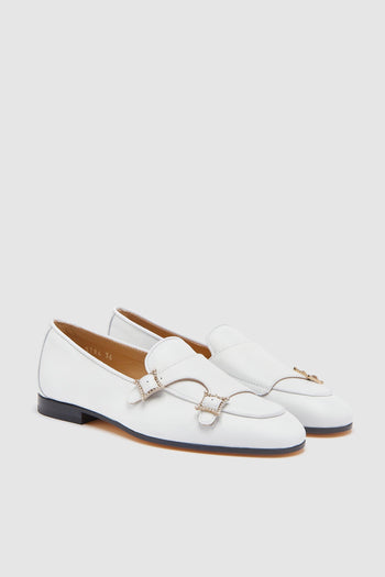 Mocassino Bianco Donna - 2