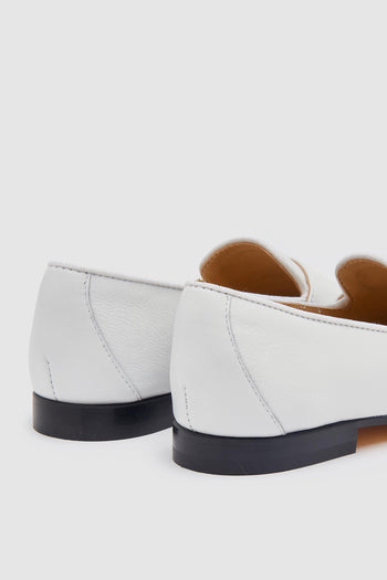 Mocassino Bianco Donna - 3