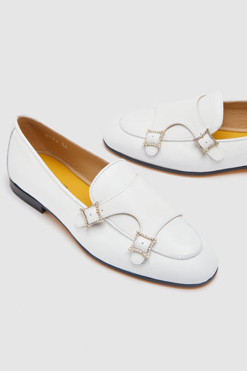 Mocassino Bianco Donna - 6
