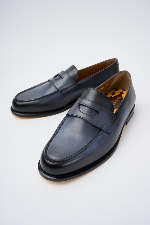 Mocassino Azzurro Uomo