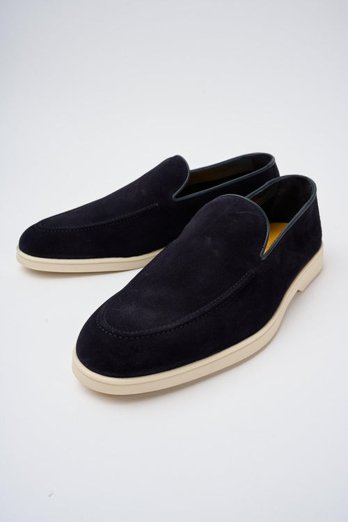 Mocassino Blu Uomo