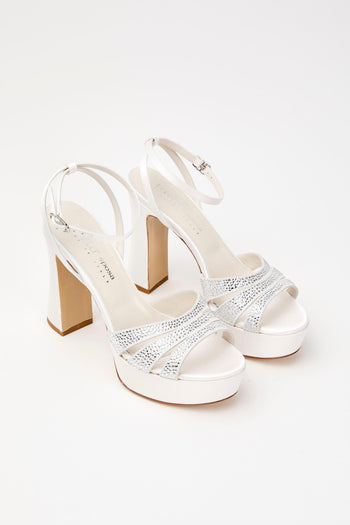 Sandalo Argento/bianco Donna - 2