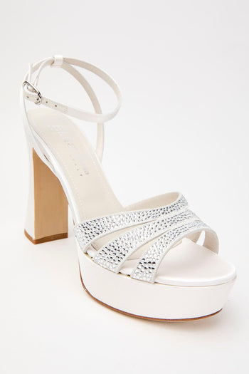 Sandalo Argento/bianco Donna - 3