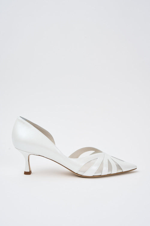 Décolleté Bianco Perla Donna