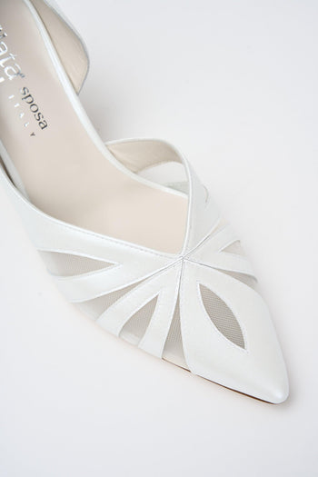 Décolleté Bianco Perla Donna - 2