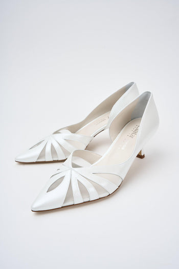 Décolleté Bianco Perla Donna - 5