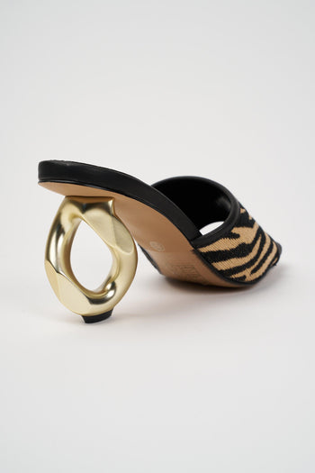 Sandalo Beige+black Donna - 2