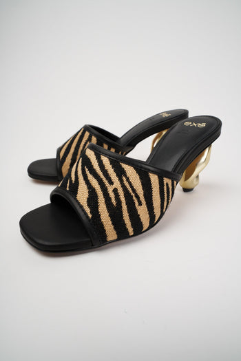 Sandalo Beige+black Donna - 6