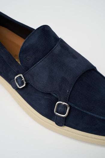 Mocassino Blu Uomo - 4