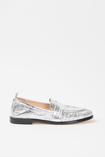 Mocassino Argento Donna - 5