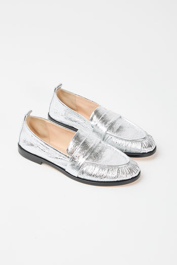 Mocassino Argento Donna - 4