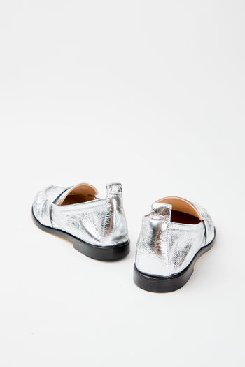 Mocassino Argento Donna - 3