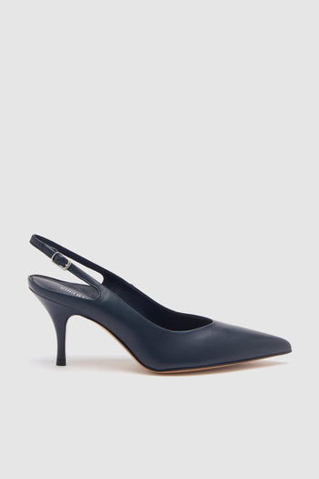 Slingback Navy Donna - 5