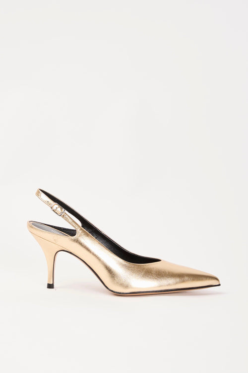 Slingback Platino Donna