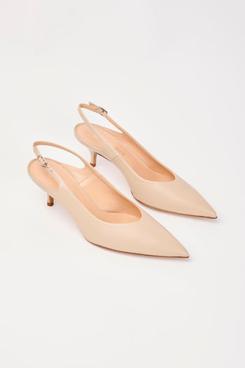 Slingback Light Taupe Donna - 3