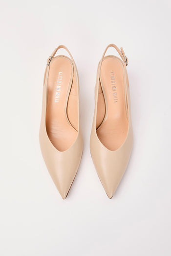 Slingback Light Taupe Donna - 4