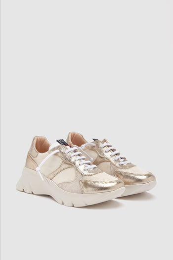 Sneaker Metal/panna Donna - 2