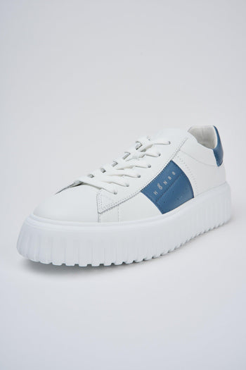 Sneaker Bianco/avio Uomo - 3