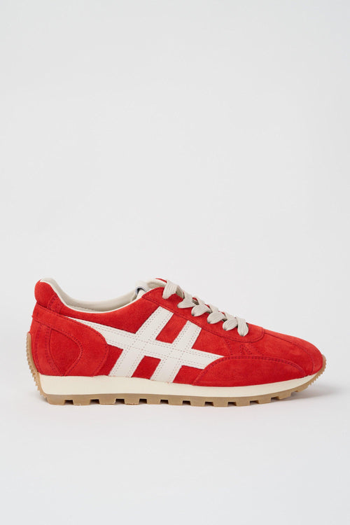 Sneaker Yogurt/rosso Chiaro Donna