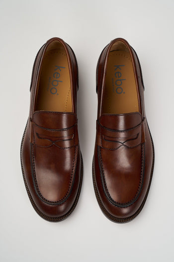 Mocassino Cuoio Uomo - 4