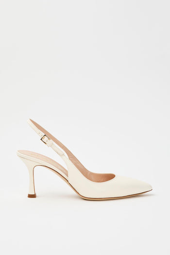 Slingback Avorio Donna - 9