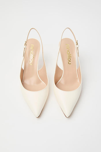 Slingback Avorio Donna - 4