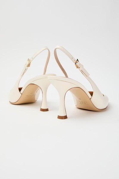 Slingback Avorio Donna