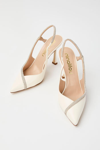 Slingback Avorio Donna - 2