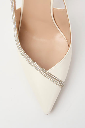 Slingback Avorio Donna - 4